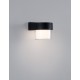 Sandy Black Aluminium ABS Diffuser LED 5 Watt 420Lm 3000K 100-240 Volt 50Hz Beam Angle 104o IP65 Light Down D: 9.5 W: 10.5 H: 8.