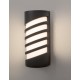 Black Aluminium Acrylic Diffuser LED 10 Watt 380Lm 3000K 220-240 Volt 50Hz Beam Angle 64o IP65 L: 11 W: 8.5 H: 25 cm 