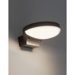 Dark Gray Aluminium Acrylic Diffuser LED 15 Watt 1630Lm 3000K 100-240 Volt Beam Angle 180 O IP54 D: 18 W: 18 H: 7 cm 