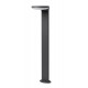 Dark Gray Aluminium Acrylic Diffuser LED 15 Watt 1630Lm 3000K 100-240 Volt Beam Angle 180 O IP54 D: 18 W: 18 H: 80 cm 