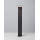 Dark Gray Aluminium Acrylic Diffuser LED 15 Watt 1630Lm 3000K 100-240 Volt Beam Angle 180 O IP54 D: 18 W: 18 H: 80 cm 