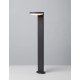 Dark Gray Aluminium Acrylic Diffuser LED 15 Watt 1630Lm 3000K 100-240 Volt Beam Angle 180 O IP54 D: 18 W: 18 H: 80 cm 