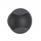 Sandy Black Aluminium LED 3 Watt 54Lm 3000K 100-240 Volt 50Hz Beam Angle 19o IP65 D: 6.5 W: 4 H: 6 cm Cut Out: 5.5 cm 