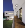 Sandy Black Aluminium Acrylic Diffuser LED 20 Watt 1550Lm 3000K 100-240 Volt 50Hz Beam Angle 92o IP65 D: 27 H: 7 cm