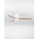 Sandy White Metal & Acrylic Natural Wood Color Blades LED 18 Watt 2190Lm 220-240Volt IP20 3000-4000-6500K 40Watt Rated Power 