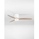 Sandy White Metal & Acrylic Natural Wood Color Blades LED 18 Watt 2190Lm 220-240Volt IP20 3000-4000-6500K 40Watt Rated Power 