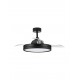 Matt Black Metal & Abs LED 36 Watt 4100Lm 220-240Volt IP20 3000-4000-6500K 40Watt Rated Power & 6 Speeds With Remote Control 
