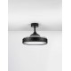 Matt Black Metal & Abs LED 36 Watt 4100Lm 220-240Volt IP20 3000-4000-6500K 40Watt Rated Power & 6 Speeds With Remote Control 