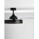 Matt Black Metal & Abs LED 36 Watt 4100Lm 220-240Volt IP20 3000-4000-6500K 40Watt Rated Power & 6 Speeds With Remote Control 