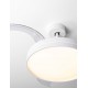 Matt White Metal & Abs LED 36 Watt 4100Lm 220-240Volt IP20 3000-4000-6500K 40Watt Rated Power & 6 Speeds With Remote Control 
