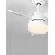 Matt White Metal & Abs White Color Blades LED 18 Watt 2190Lm 220-240Volt IP20 3000-4000-6500K 40Watt Rated Power & 6 Speeds W