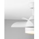 Matt White Metal & Abs White Color Blades LED 18 Watt 2190Lm 220-240Volt IP20 3000-4000-6500K 40Watt Rated Power & 6 Speeds W