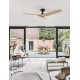 Black & Wood 40 Watt 5 Speed DC Fan Control Remote Control Included L: 132 W: 15 H: 38.6cm 