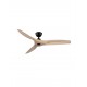 Black & Wood 40 Watt 5 Speed DC Fan Control Remote Control Included L: 132 W: 15 H: 38.6cm 