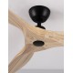 Black & Wood 40 Watt 5 Speed DC Fan Control Remote Control Included L: 132 W: 15 H: 38.6cm 