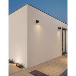 Black Aluminium & Glass LED 5 Watt 378Lm 3000K 100-240 Volt Beam Angle 21O IP65 D: 5 W: 7 H: 12 cm 