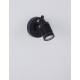 Black Aluminium & Glass LED 5 Watt 378Lm 3000K 100-240 Volt Beam Angle 21O IP65 D: 5 W: 7 H: 12 cm 