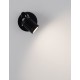 Black Aluminium & Glass LED 5 Watt 378Lm 3000K 100-240 Volt Beam Angle 21O IP65 D: 5 W: 7 H: 12 cm 