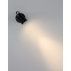 Black Aluminium & Glass LED 10 Watt 742Lm 3000K 100-240 Volt Beam Angle 24O IP65 D: 6.5 W: 9 H: 15 cm 