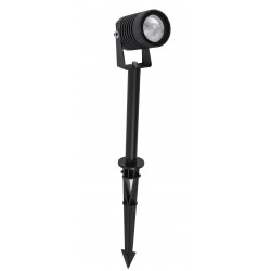 Black Aluminium & Glass LED 5 Watt 378Lm 3000K 100-240 Volt 50Hz Beam Angle 21O IP65 D: 5 W: 7 H: 45 cm 