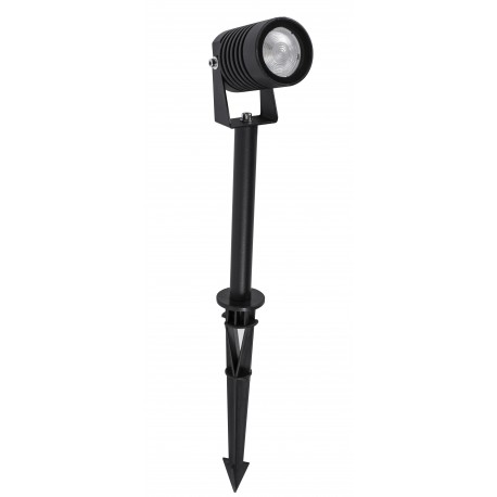Black Aluminium & Glass LED 5 Watt 378Lm 3000K 100-240 Volt 50Hz Beam Angle 21O IP65 D: 5 W: 7 H: 45 cm 