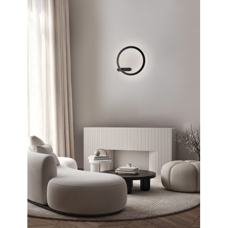 Sandy Black Aluminium & Acrylic LED 32 Watt 24Vdc 2126Lm 3000K IP20 Driver Excluded Compatible With code: 9980574 & Driver Box