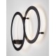 Sandy Black Aluminium & Acrylic LED 27 Watt 24Vdc 2000Lm 3000K IP20 Driver Excluded Compatible With code: 9980573 D: 40 W: 3 