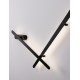Sandy Black Aluminium & Acrylic LED 19 Watt 24Vdc 1044Lm 3000K IP20 Driver Excluded Compatible With code: 9980573 L: 85 W: 4 