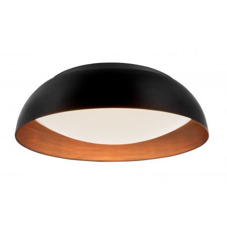 Triac Dimmable Black Aluminium Outside Copper Inside & Acrylic LED 41 Watt 230 Volt 3603Lm 3000K IP20 D: 58 H: 17 cm 