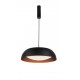 Triac Dimmable Black Aluminium Outside Copper Inside & Acrylic LED 41 Watt 230 Volt 3603Lm 3000K IP20 D: 58 H1: 17 H2: 170 cm 