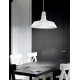 Shining White Steel Outside Matt White Inside White Fabric Wire LED E27 1x12 Watt 230 Volt IP20 Bulb Excluded D: 46 H1: 26 H2: 