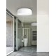 Metal & Acrylic Diffuser Matt White Steel Outside Matt White Inside LED E27 3x12 Watt 230 Volt IP20 Bulb Excluded D: 48 H: 15 cm