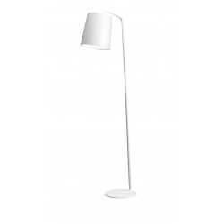 Matt White Metal Outside Matt White Inside Black Fabric Wire LED E27 1x12 Watt 230 Volt IP20 Bulb Excluded Cable Length: 150 cm 