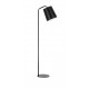 Matt Black Metal Outside Matt White Inside Black Fabric Wire LED E27 1x12 Watt 230 Volt IP20 Bulb Excluded Cable Length: 150 cm 