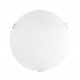 White Satinated Glass Chrome Metal LED E27 2x12 Watt 230 Volt IP20 Bulb Excluded Packing 6 pcs D: 40 H: 9.5 cm 