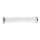 Opal Glass & Satin Nickel LED E14 2x5 Watt 230 Volt IP44 Bulb Excluded L: 33 W: 4 H: 8 cm 