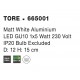Spot White Aluminium Bulb Excluded GU10 1x50W D:12 H:15cm 