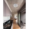 Matt White Aluminium LED GU10 3x10 Watt 230 Volt IP20 Bulb Excluded D: 25 H: 15 cm Rotating
