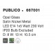 Opal Glass Satin Nickel Metal LED E14 1x5 Watt 230 Volt IP20 Bulb Excluded D: 8 W: 13 H: 10.5 cm Rotating & Adjustable 