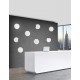 White Aluminium LED 6 Watt 230 Volt 390Lm 3000K IP20 L: 15 W: 3 H:15 cm 