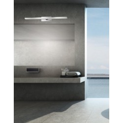 Chrome Aluminium & Acrylic LED 18 Watt 230 Volt 1513Lm 3000K IP44 L: 63 W 1: 3 W 2: 9 H: 7.5 cm 