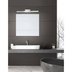 Chrome Aluminium & Acrylic LED 18 Watt 230 Volt 1513Lm 3000K IP44 L: 63 W 1: 3 W 2: 7.5 H: 7.5 cm 
