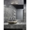 Black Aluminium & Acrylic LED 12 Watt 230 Volt 1174Lm 3000K IP44 L: 49 W: 7.5 H: 6.5 cm