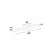Black Aluminium & Acrylic LED 12 Watt 230 Volt 1174Lm 3000K IP44 L: 49 W: 7.5 H: 6.5 cm 