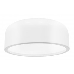 Metal & Acrylic Diffuser Matt White Outside Matt White Inside LED E27 2x12 Watt 230 Volt IP20 Bulb Excluded D: 35 H: 13 cm 