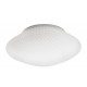 White Glass White Metal LED E27 1x12 Watt 230 Volt IP44 Bulb Excluded D: 25 H: 11 cm 