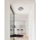 Smoke Chrome Glass Black Metal LED E27 1x12 Watt 230 Volt IP44 Bulb Excluded D: 25 H: 11 cm 