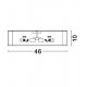 Metal & Acrylic Diffuser Matt White Outside & Inside LED E27 4x12 Watt 230 Volt IP20 Bulb Excluded L: 46 W: 46 H: 10 cm 