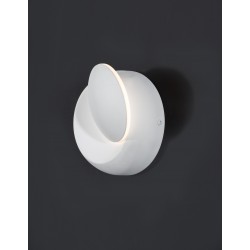 White Aluminium LED 5 Watt 230 Volt 247Lm 3000K IP20 D: 14 W: 7 H: 14 cm Adjustable 