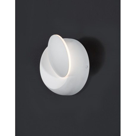 White Aluminium LED 5 Watt 230 Volt 247Lm 3000K IP20 D: 14 W: 7 H: 14 cm Adjustable 